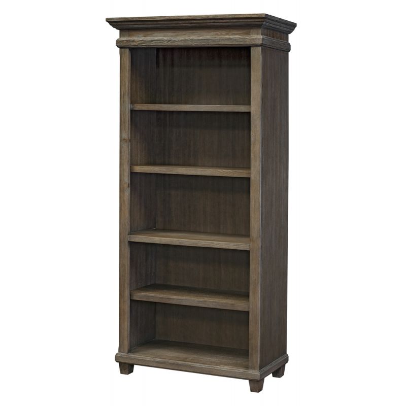 Martin Furniture - Carson Wood Open Bookcase, Gray - IMCA4076