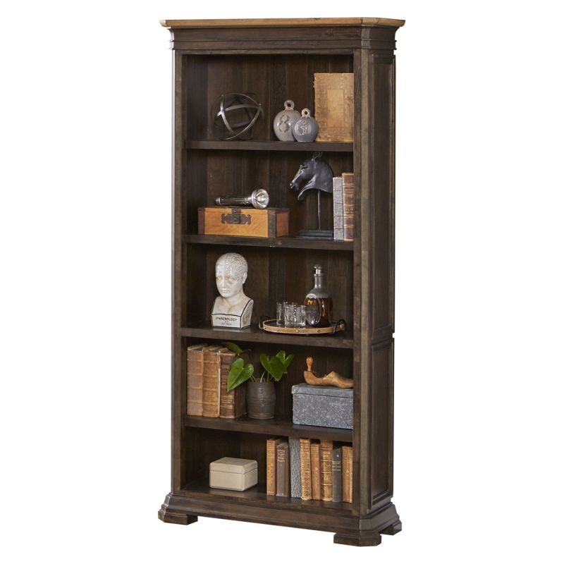 Martin Furniture - Sonoma Executive Open Bookcase, Fully Assembled, Brown - IMSA3678