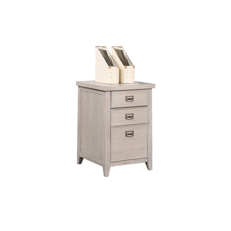 Martin Furniture - Soho Farmouse Three Drawer Wood File Cabinet, Light Brown - IMWR201G