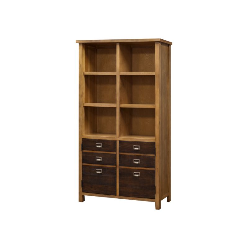 Martin Furniture - Heritage Bookcase With Doors, Brown - IMHE4472