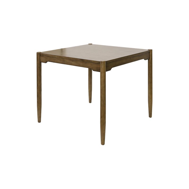 Martin Furniture - Lachlan - Modern Wood Counter Height Square Kitchen Table, Dining Surface, Brown - IMLN4242