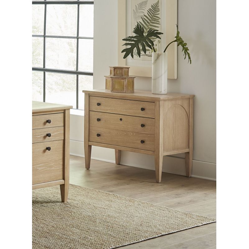 Martin Furniture - Laurel - Modern Wood Lateral File, Storage File Drawer, Office File Drawer, Fully Assembled, Light Brown - IMLR450