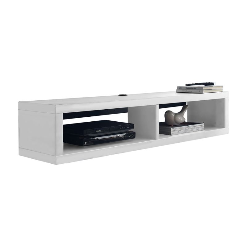 Martin Furniture - Wall Mounted TV Console, 48-inch, White - IMSE350W