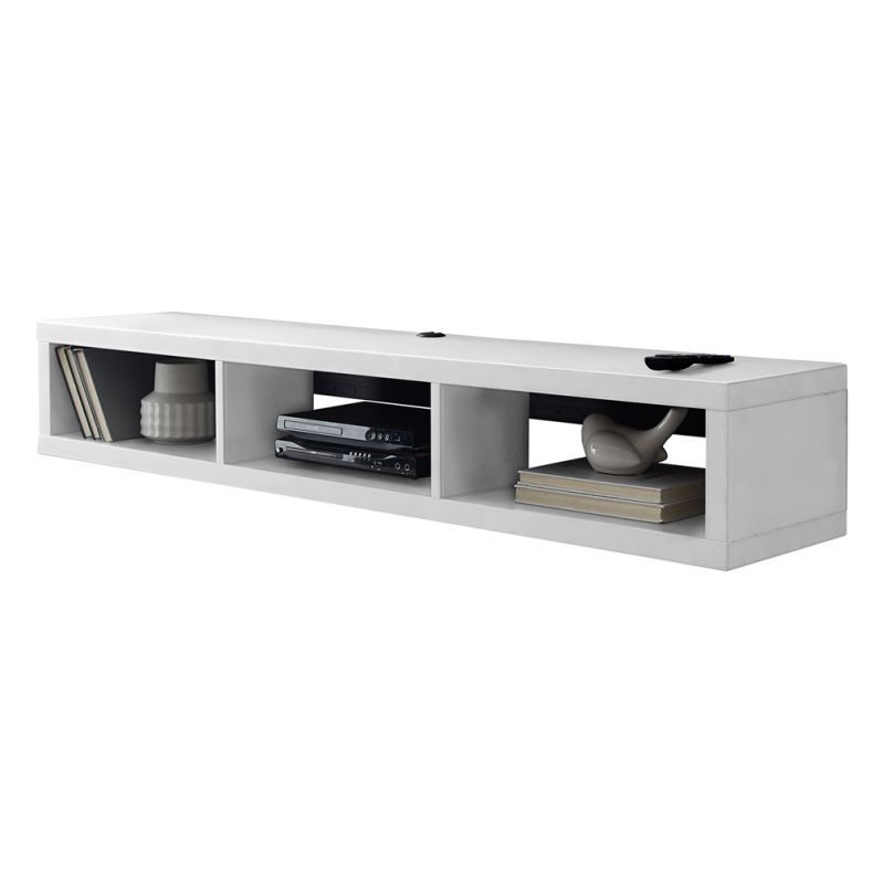 Martin Furniture - Wall Mounted TV Console, 60-inch, White - IMSE360W
