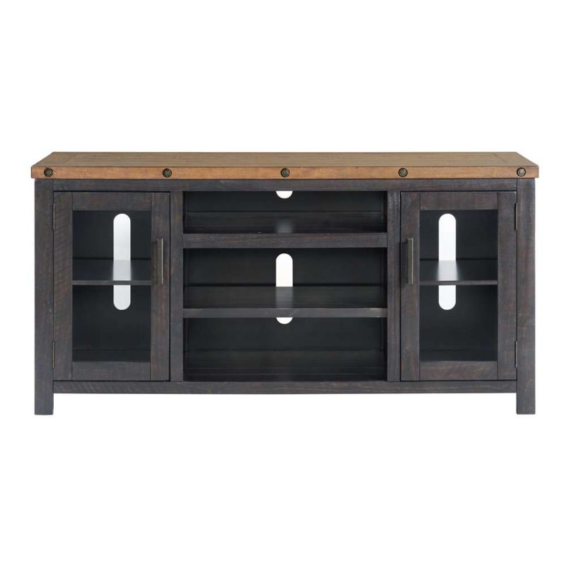 Martin Svensson Home -  Bolton TV Stand, Black Stain and Natural - 909826