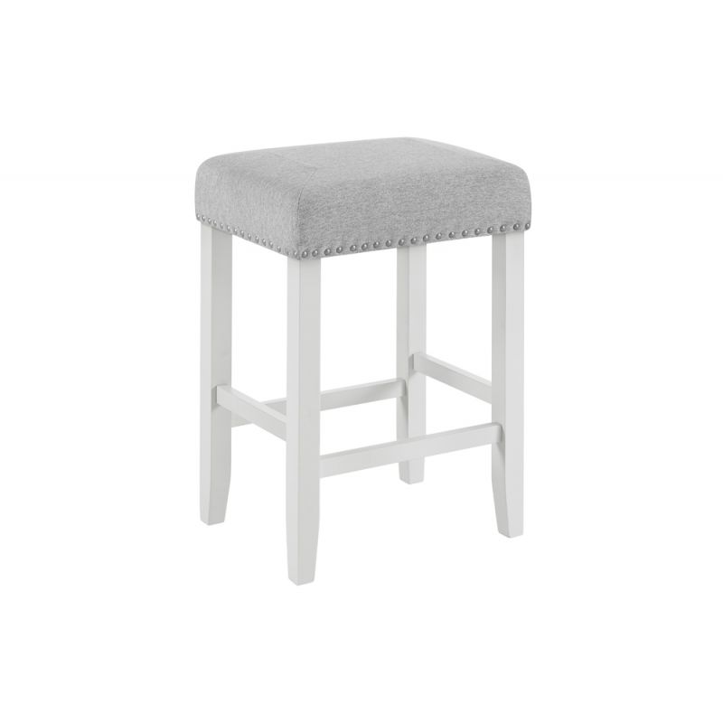 Martin Svensson Home - Cordero Counter Height Stool (Set of 2) White and Heather Grey - 5302337