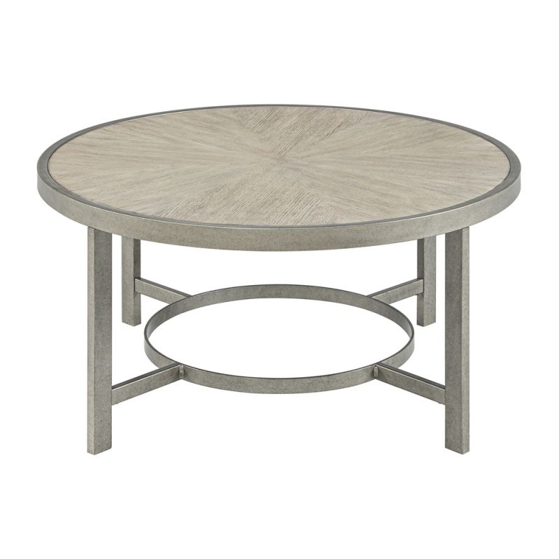 Martin Svensson Home - Corfu Wood and Metal Round Coffee Table - 8150124