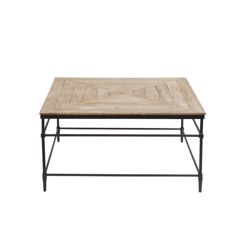 Martin Svensson Home - Fenway 36'' Solid Wood Square Coffee Table in Pickled Mango - 8714323