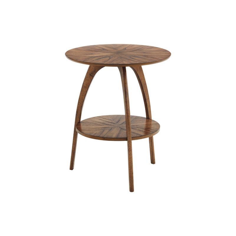 Martin Svensson Home - LAX 20'' Round End Table with Storage in Warm Nutmeg - 8110334