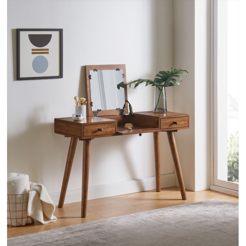 Martin Svensson Home -  Mid Century Modern Vanity/Desk Cinnamon - 6808828
