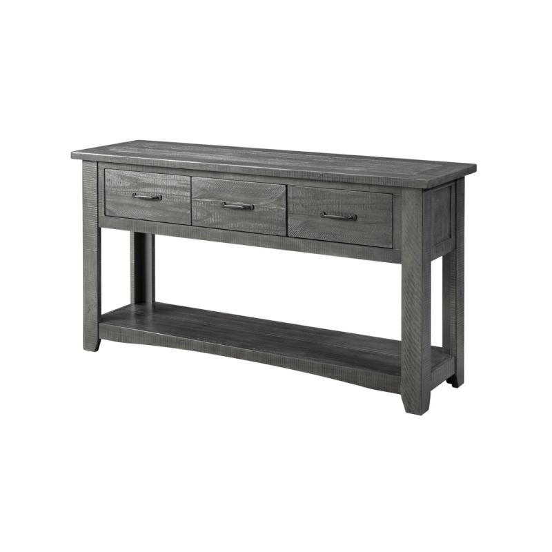 Martin Svensson Home -  Rustic Sofa - Console Table, Grey - 890149