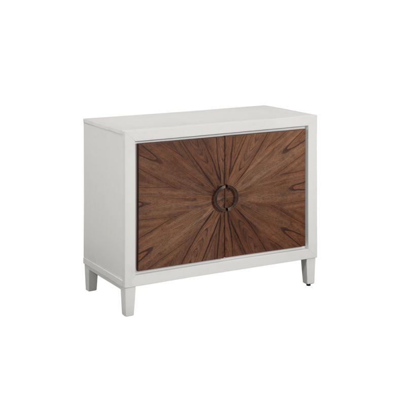 Martin Svensson Home - San Tropez White and Cinnamon Brown Accent Chest - 3901222