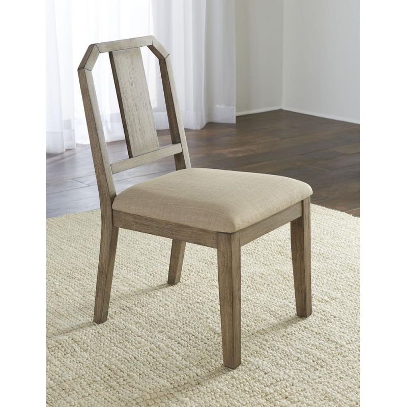 Modus Furniture - Acadia Uphoslstered Side Chair in Toffee/Toast - (Set of 2) - GHCL63