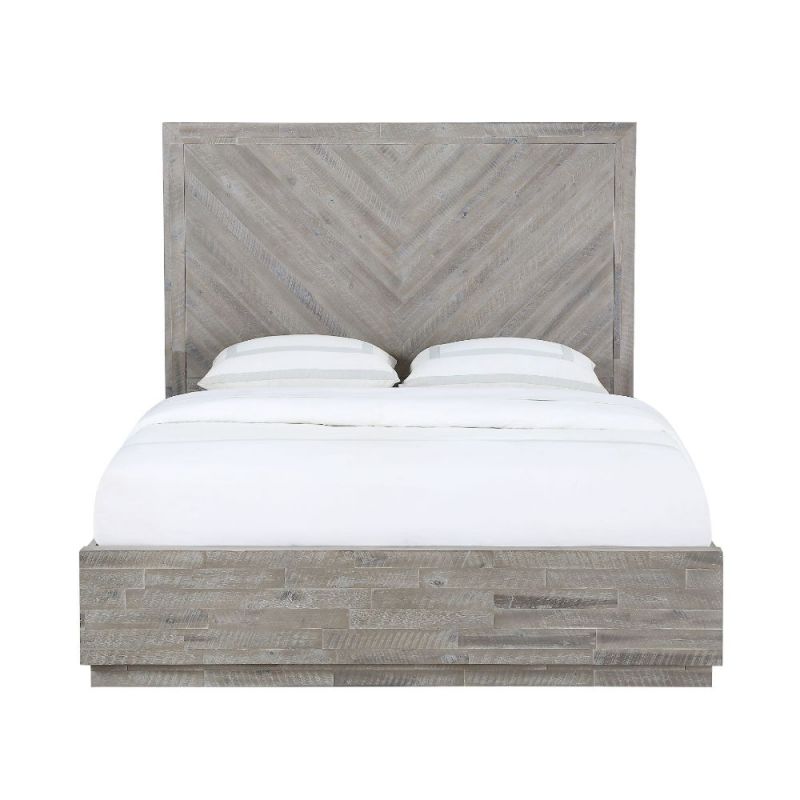 Modus Furniture - Alexandra California King-Size Solid Wood Storage Bed in Rustic Latte - 5RS3P6