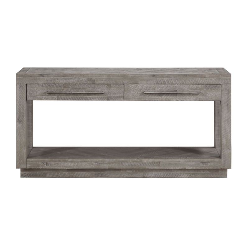 Modus Furniture - Alexandra Solid Wood Rectangular Console in Rustic Latte - 5RS323