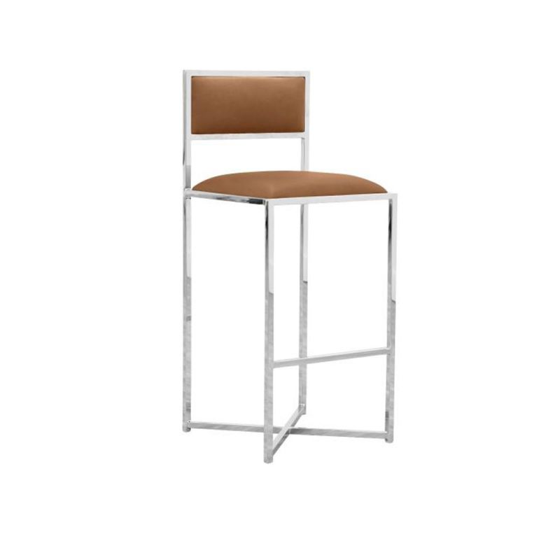 Modus Furniture - Amalfi X-Base Bar Stool in Cognac - (Set of 2) - 1A8368X