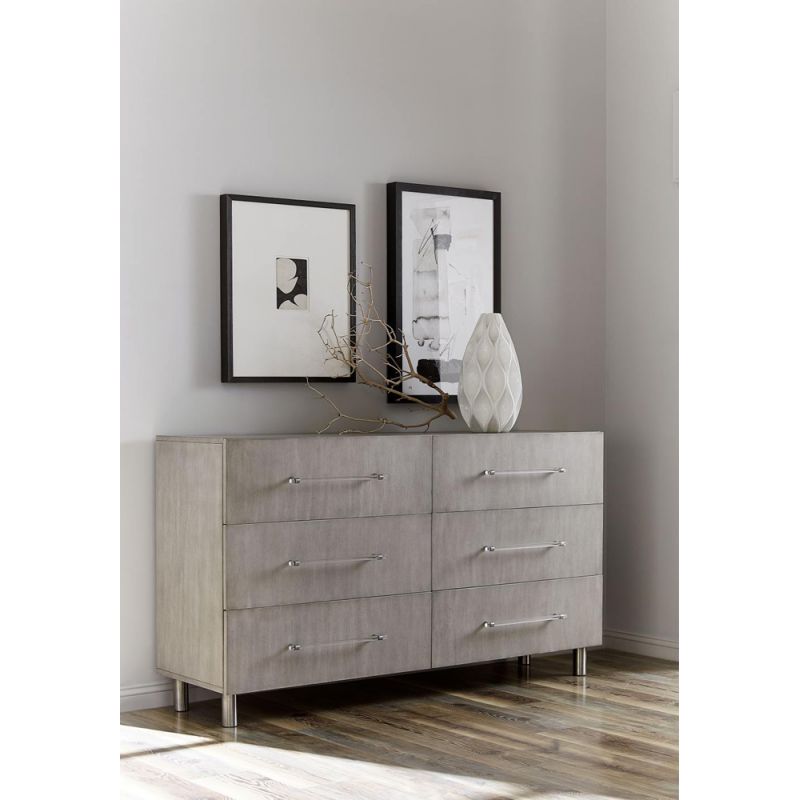 Modus Furniture - Argento Dresser in Misty Grey - 9DM882
