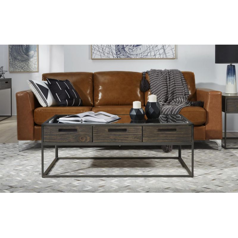 Modus Furniture - Bradley Three-Drawer Coffee Table in Chalet - 5Z8621