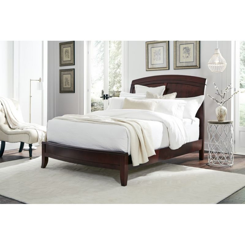 Modus Furniture - Brighton Queen Size Low Profile Sleigh Bed in Cinnamon - BR15S5
