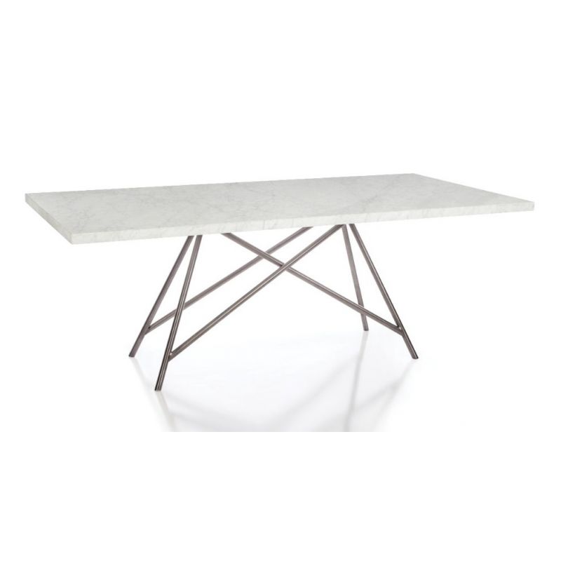 Modus Furniture - Coral Marble Rectangular Dining Table - 3N2560