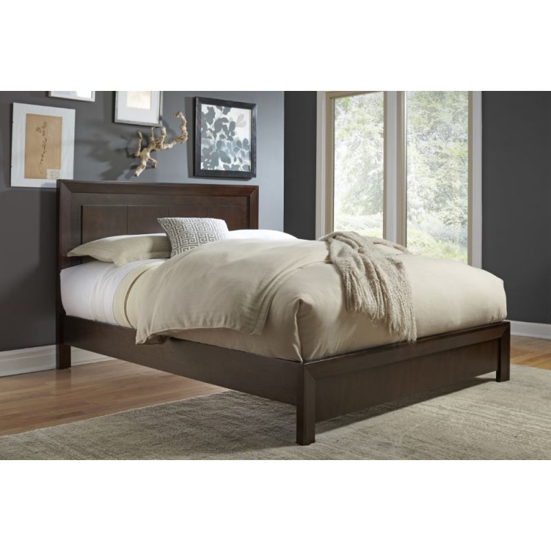 Modus Furniture - Element California King Size Platform Bed in Chocolate Brown - 4G22F6