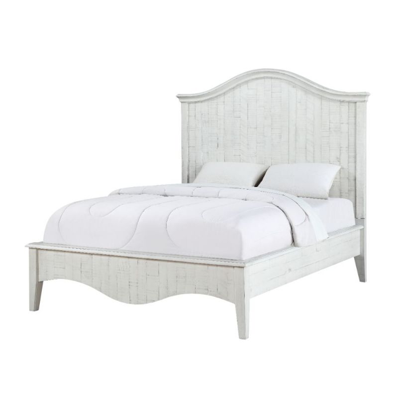 Modus Furniture - Ella Solid Wood King-Size Bed in White Wash - 2G43B7