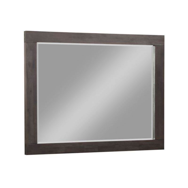 Modus Furniture - Heath Beveled Glass Mirror in Basalt Grey - 3H5783