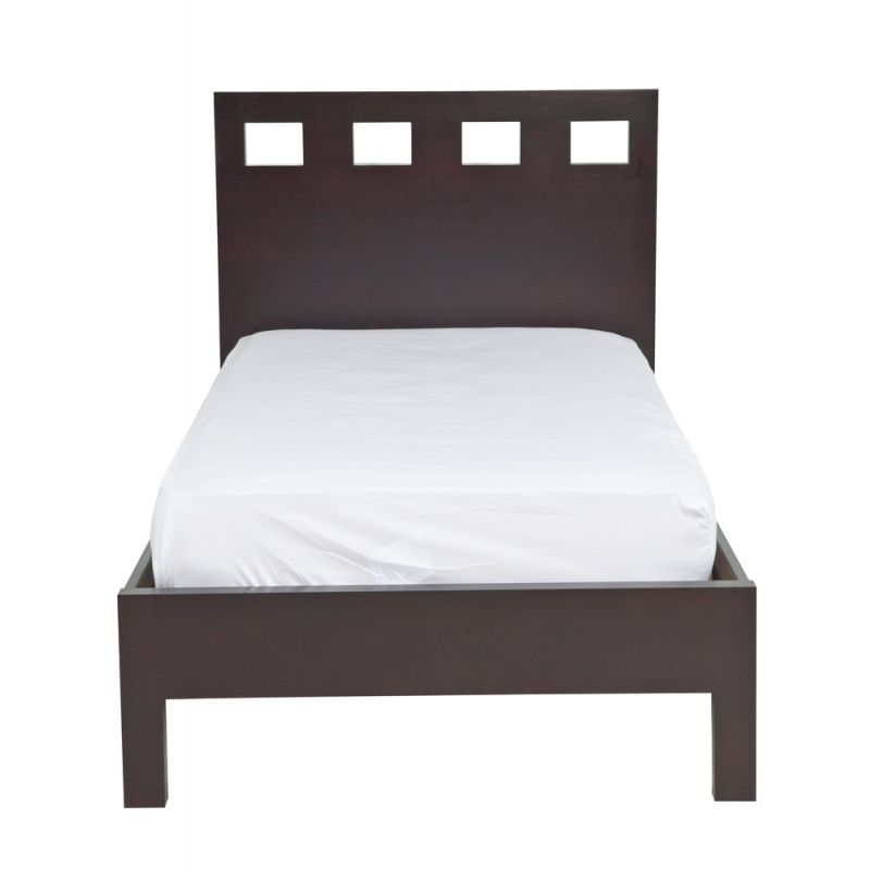 Modus Furniture - Nevis Queen Size Riva Platform Bed in Espresso - RV23F5