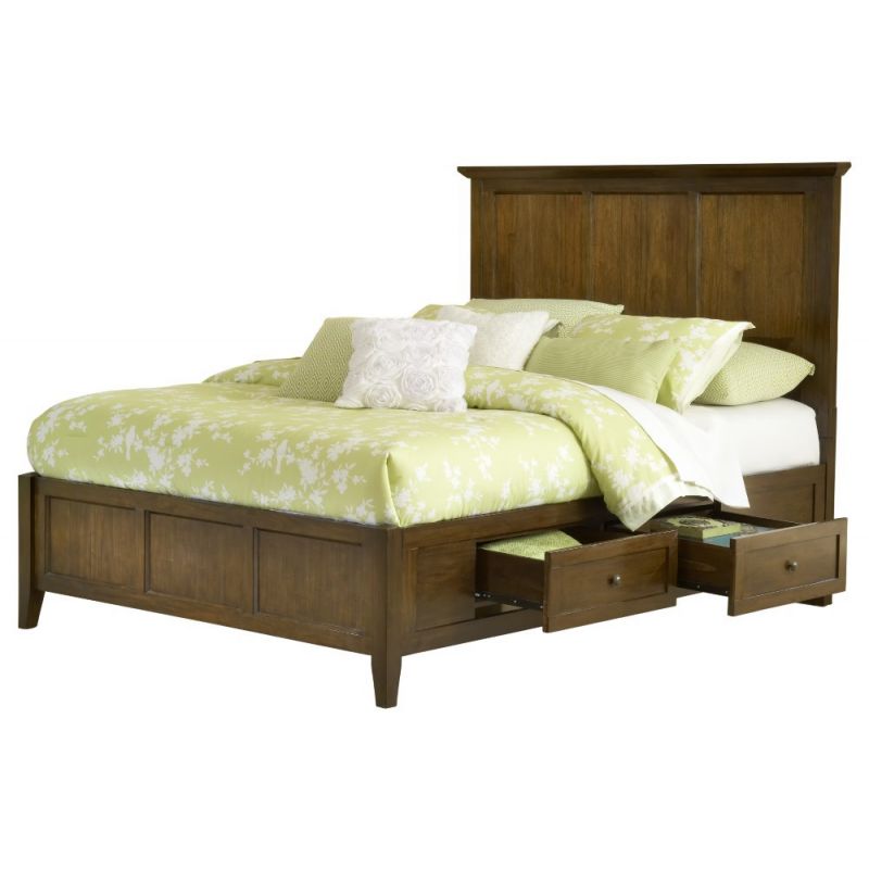 Modus Furniture - Paragon California King-size Four Drawer Storage Bed in Truffle - 4N35D6