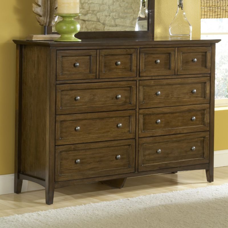Modus Furniture - Paragon Eight Drawer Dresser in Truffle - 4N3582