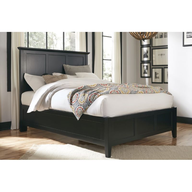 Modus Furniture - Paragon Full-size Panel Bed in Black - 4N02L4
