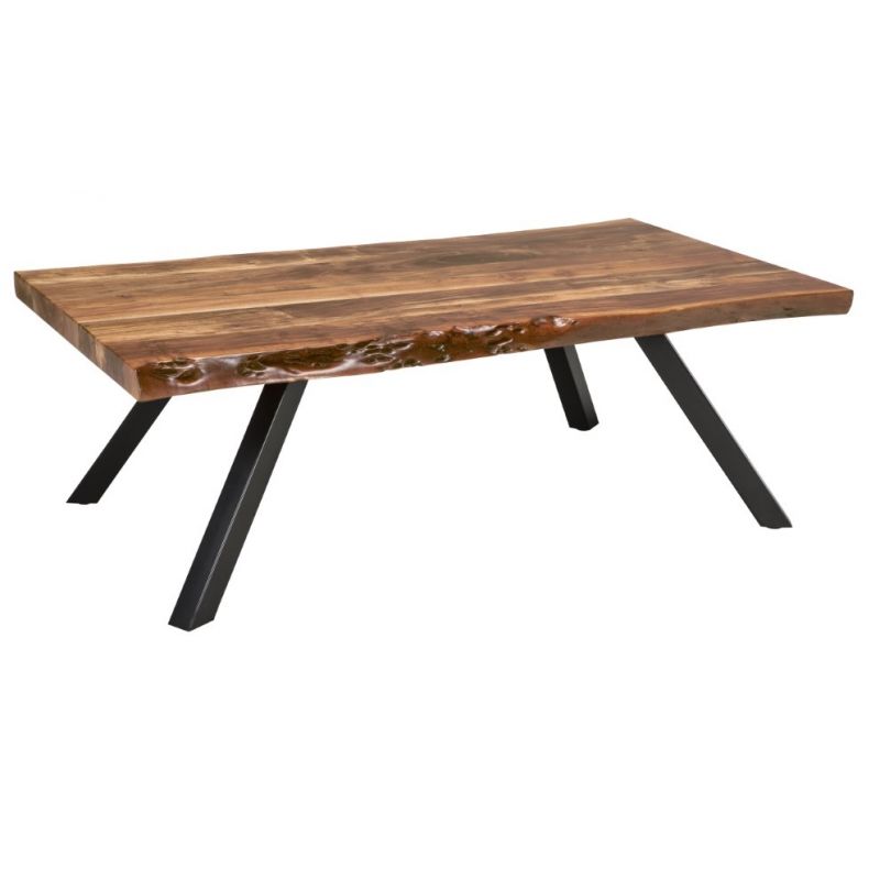 Modus Furniture - Reese Live Edge Rectangular Coffee Table in Natural Acacia - 3A6921
