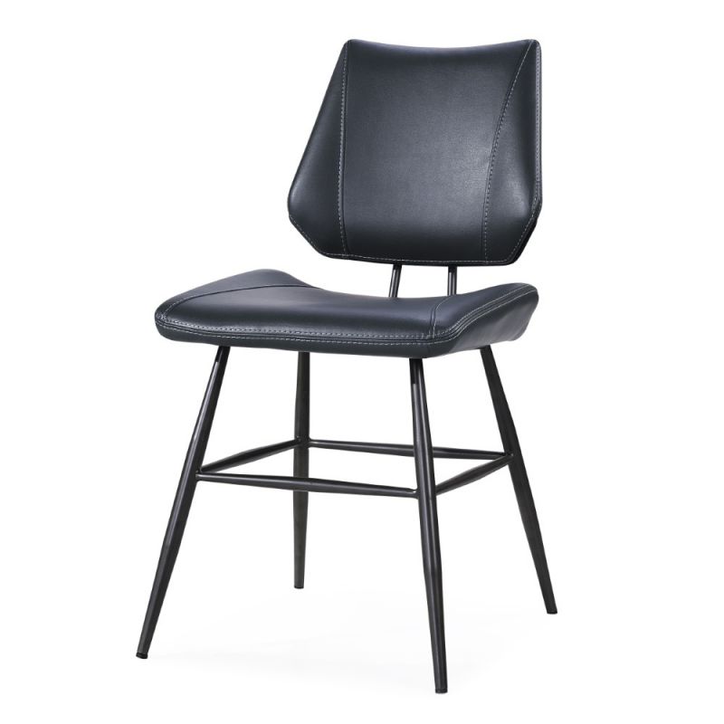 Modus Furniture - Vinson Sculpted Modern Dining Chair in Cobalt - (Set of 2) - 9LE866V