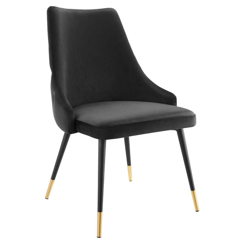 Modway - Adorn Tufted Performance Velvet Dining Side Chair - EEI-3907-BLK