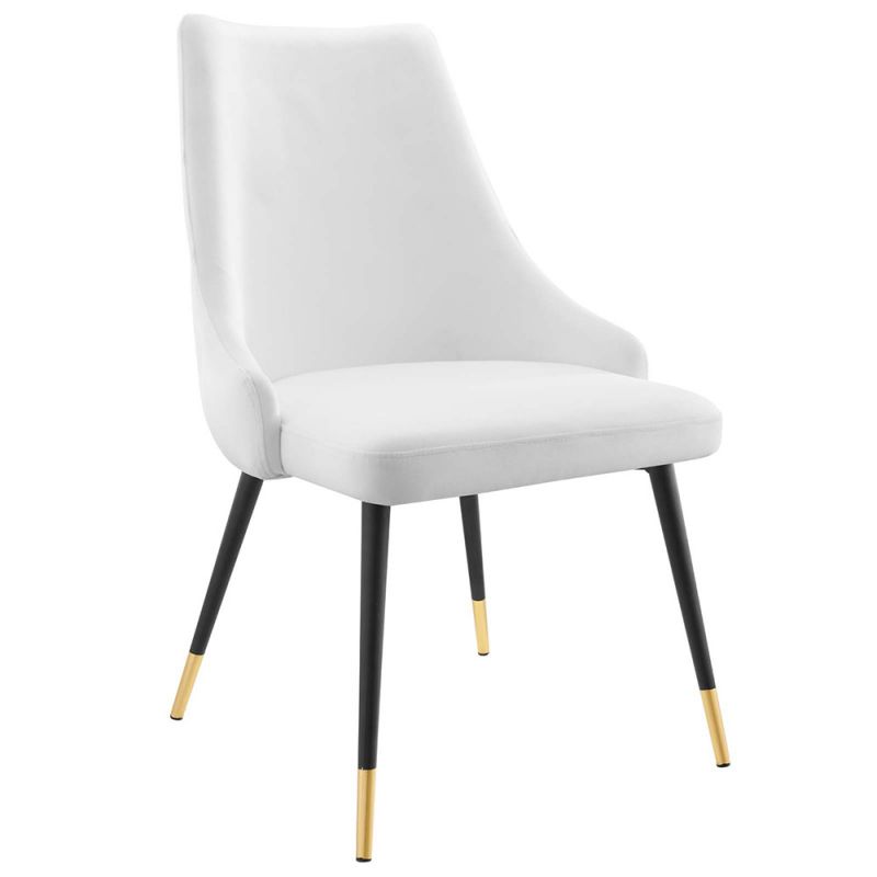Modway - Adorn Tufted Performance Velvet Dining Side Chair - EEI-3907-WHI