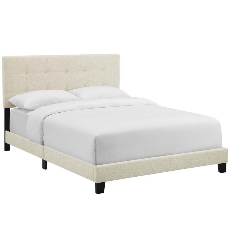 Modway - Amira Queen Upholstered Fabric Bed - MOD-6001-BEI