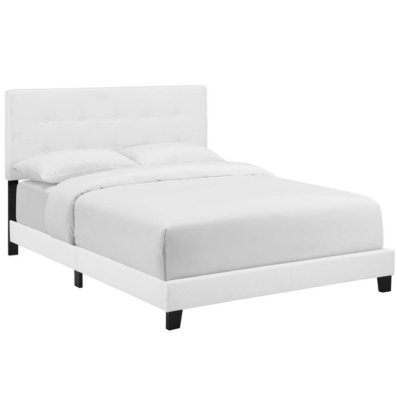 Modway - Amira Twin Upholstered Fabric Bed - MOD-5999-WHI