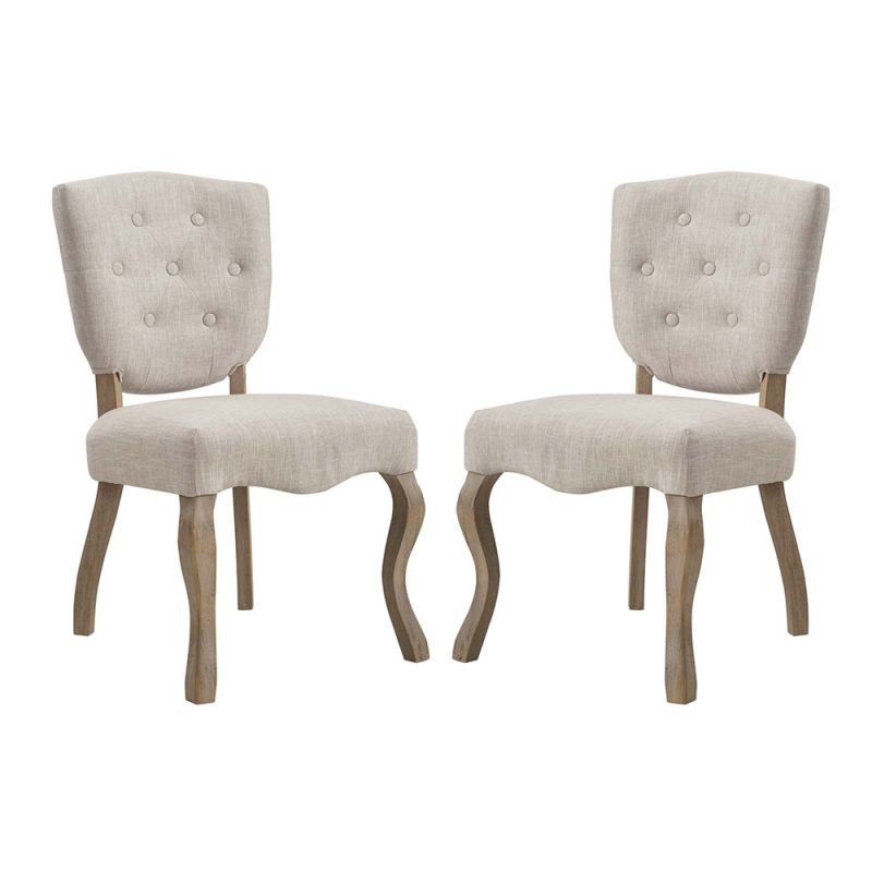 Modway - Array Dining Side Chair (Set of 2) - EEI-3383-BEI