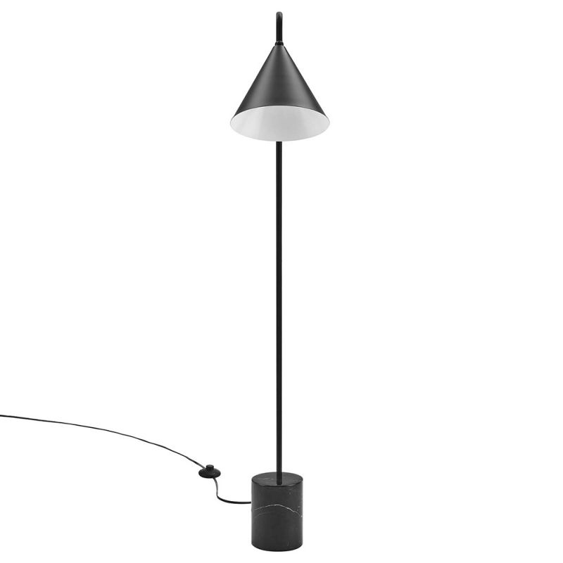Modway - Ayla Marble Base Floor Lamp - EEI-6531-BLK