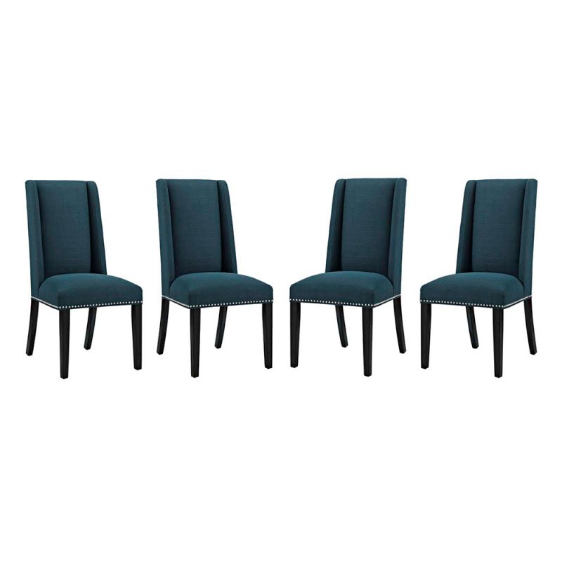 Modway - Baron Dining Chair Fabric (Set of 4) - EEI-3503-AZU