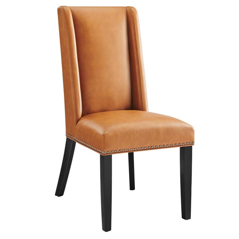 Modway - Baron Vegan Leather Dining Chair - EEI-2232-TAN
