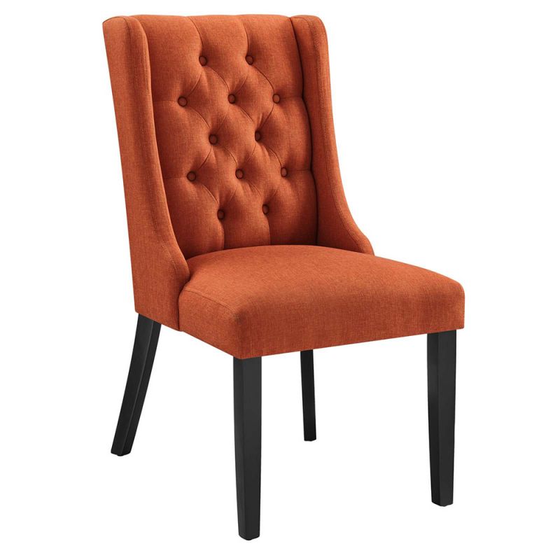 Modway - Baronet Button Tufted Fabric Dining Chair - EEI-2235-ORA