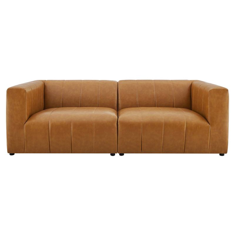 Modway - Bartlett Vegan Leather 2-Piece Loveseat - EEI-4513-TAN