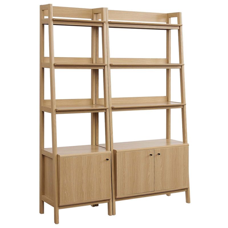 Modway - Bixby Wood Bookshelves - (Set of 2) - EEI-6113-OAK