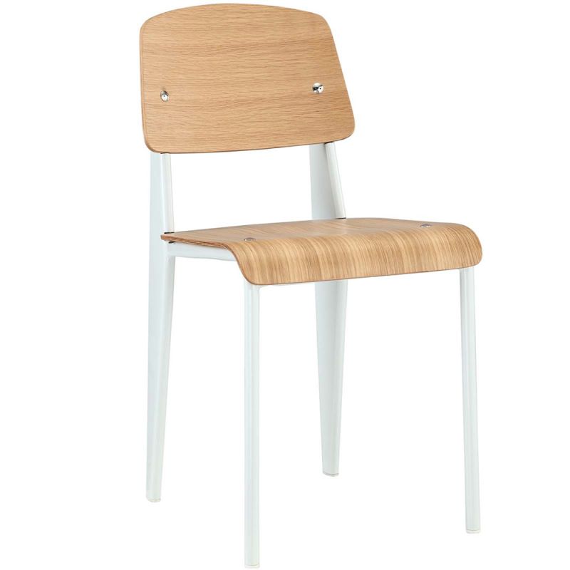 Modway - Cabin Dining Side Chair - EEI-214-NAT-WHI