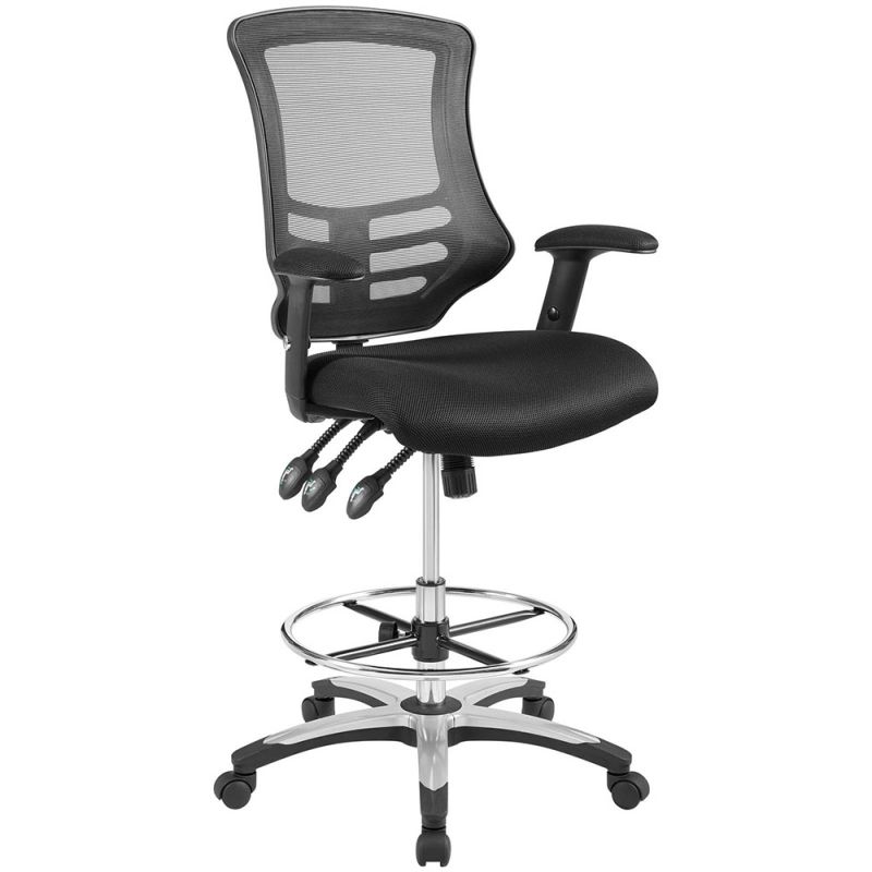 Modway - Calibrate Mesh Drafting Chair - EEI-3043-BLK