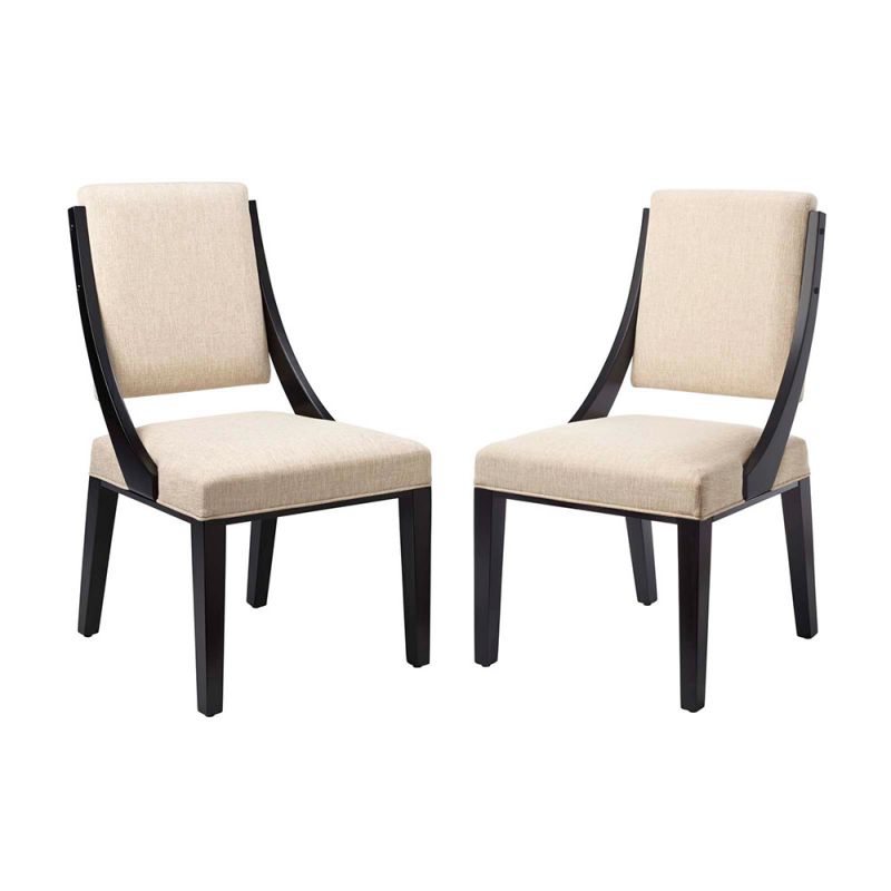 Modway - Cambridge Upholstered Fabric Dining Chairs - (Set of 2) - EEI-4553-BEI