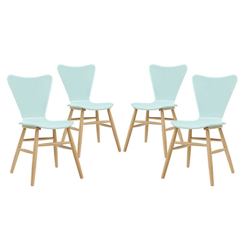 Modway - Cascade Dining Chair (Set of 4) - EEI-3380-LBU