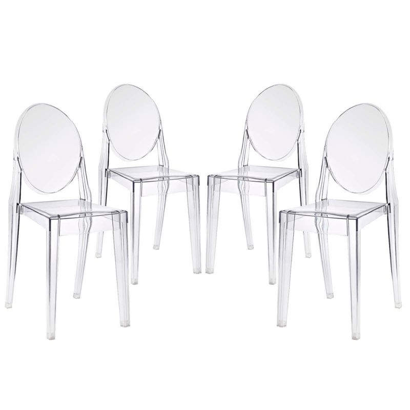 Modway - Casper Dining Chairs (Set of 4) - EEI-908-CLR