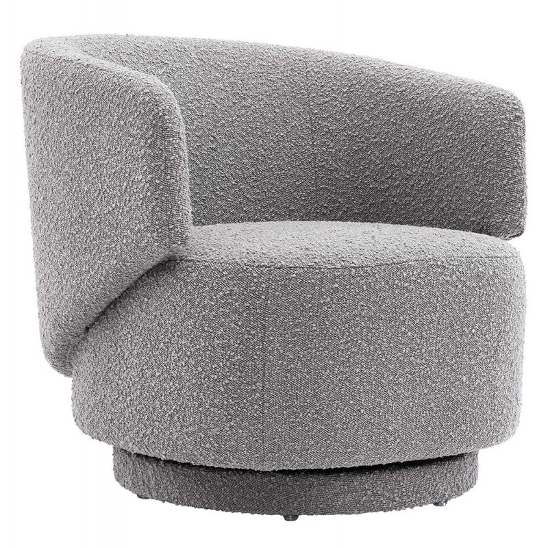 Modway - Celestia Boucle Fabric Swivel Chair - EEI-6357-LGR